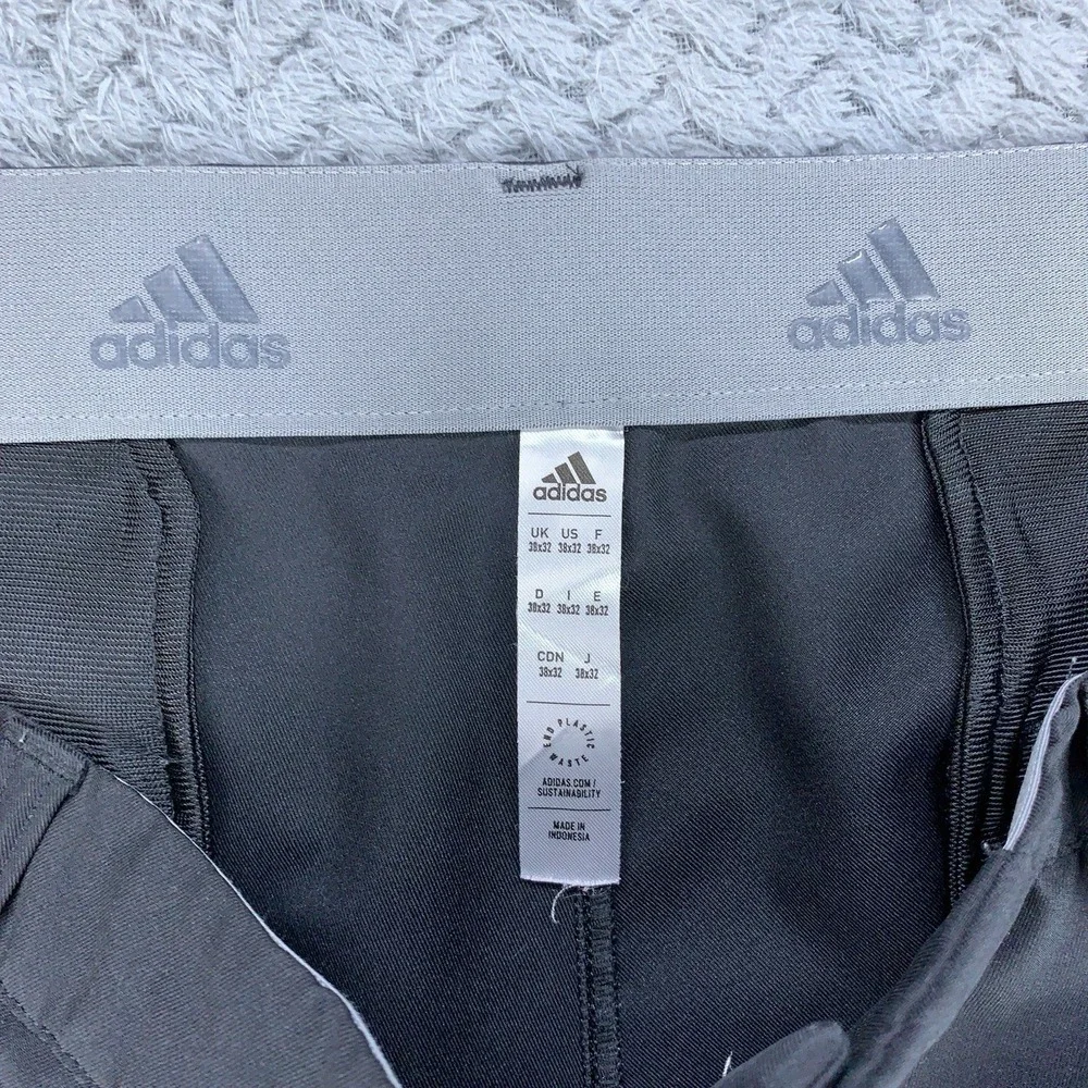 Adidas Ultimate 365 Golf Pants Mens 38x32 Black Performance Stretch HA 9139